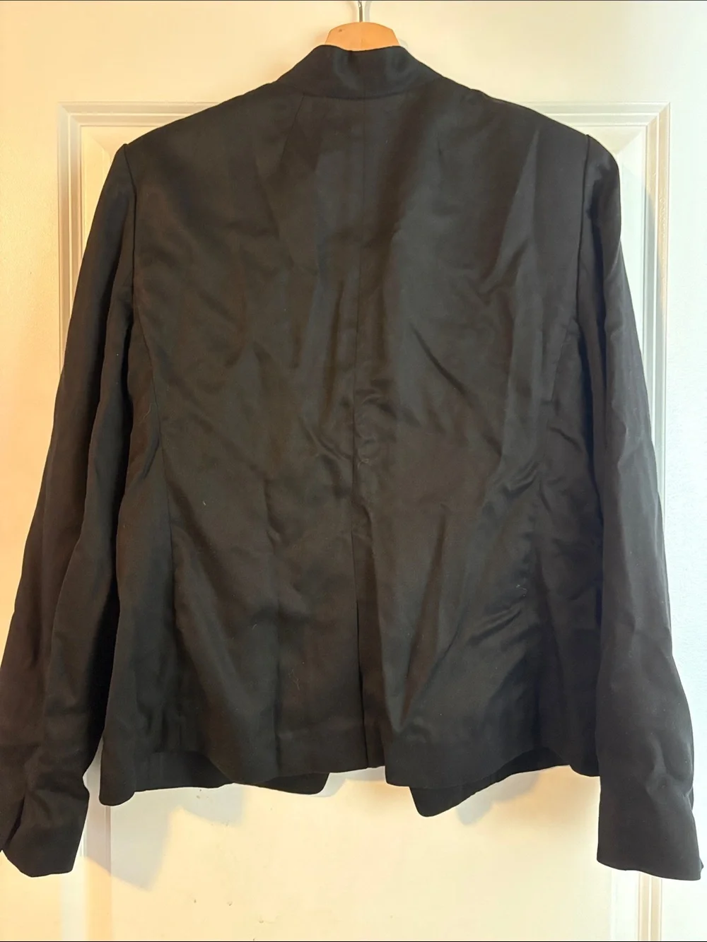 J. Crew Going Out Gramercy Twill Blazer Black Size 10 NWOT